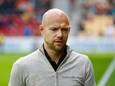 Dennis van der Ree, hier als trainer van FC Groningen in De Adelaarshorst.