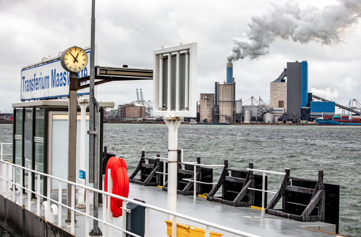 Het kabinet bereikte vorige week een akkoord over de sluiting van de Onyx -kolencentrale in Rotterdam.  Beeld Raymond Rutting / de Volkskrant