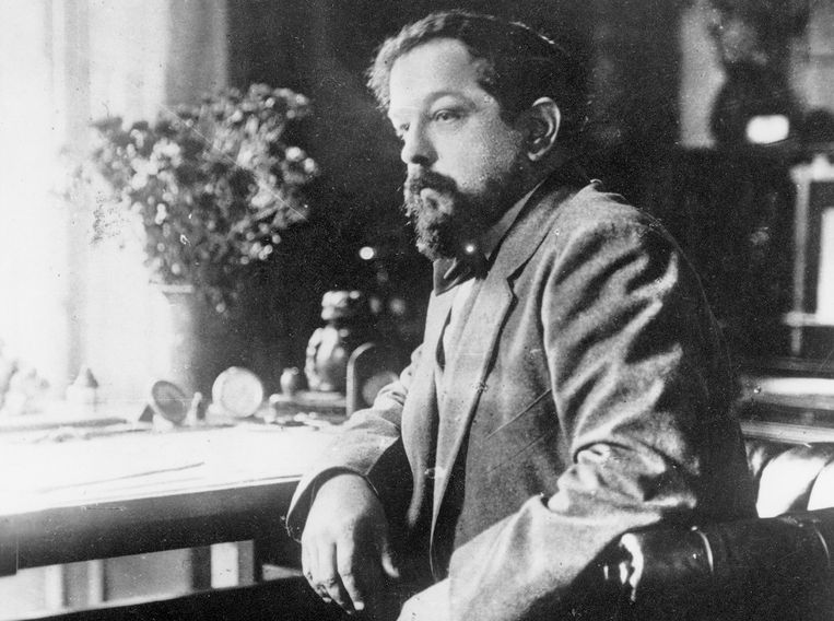 Portret Claude Debussy, ca. 1910 Beeld Henri Manuel