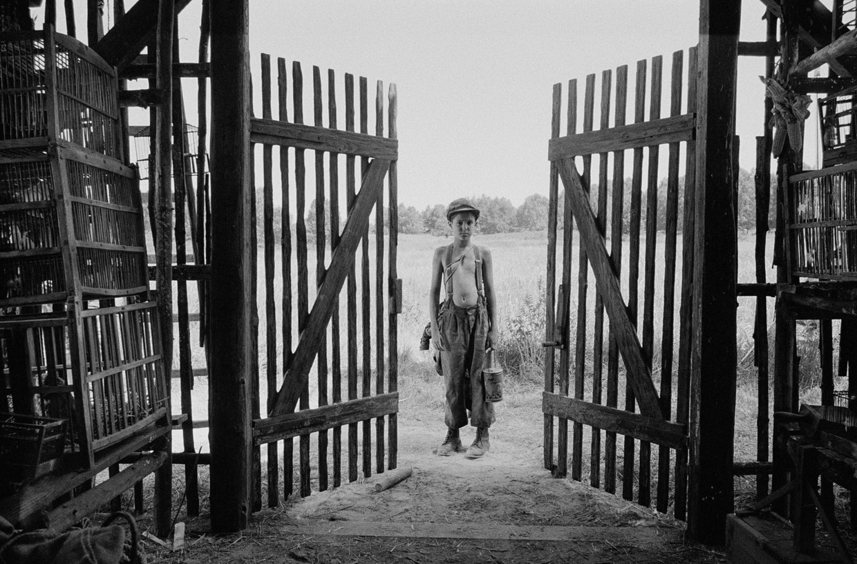 Petr Kotlár in The Painted Bird.  Beeld 