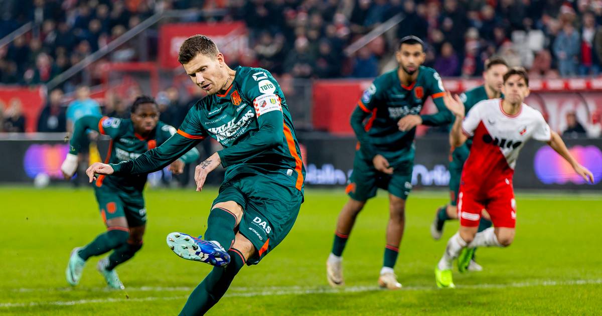 Premier League EN DIRECT |  Kramer touche la cible à onze mètres lors de la deuxième occasion, le RKC à côté du FC Utrecht à nouveau après une courte frappe |  première ligue