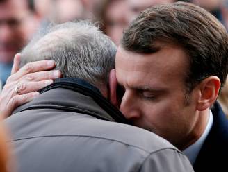Macron troost terreurslachtoffers