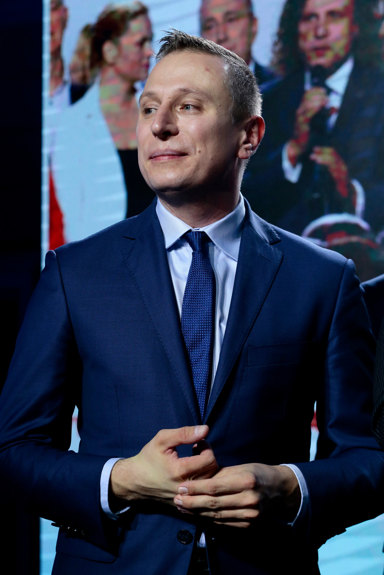 Influenced Senator Krzysztof Brygsa talks about the targeted destruction of public life and democracy.  AP . image