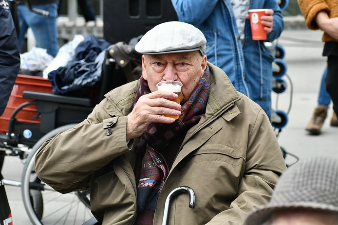 Georges Lansens genoot van de sfeer.