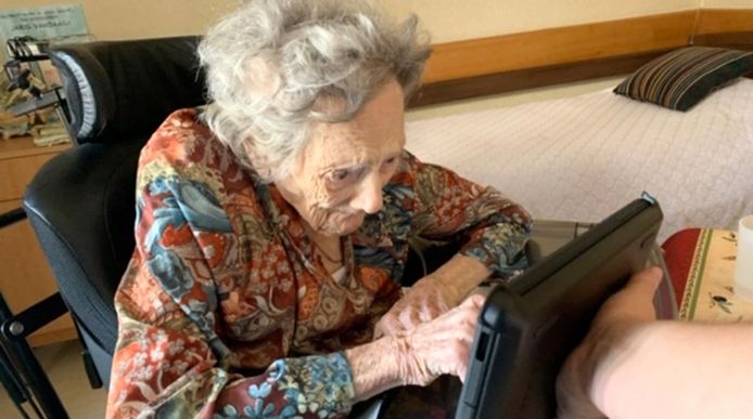 De 103-jarige Coleta kon haar dochter eindelijk terugzien.
