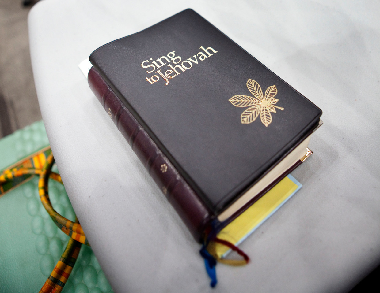 Een liedboek van Jehovah's Getuigen in Nederland. Beeld Maarten Hartman