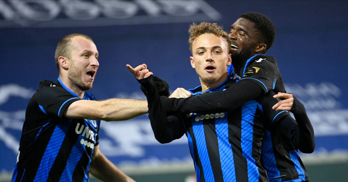 Noa Lang Verlost Club Brugge Met Geweldige Omhaal Blauw Zwart Alleen Leider Na Avondje Zwoegen Tegen Kortrijk 13de Speeldag Jpl Hln Be