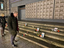Memorial met de namen slachtoffers van de aanslag van 2016.
