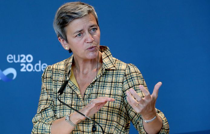 Eurocommissaris voor Concurrentie Margrethe Vestager.