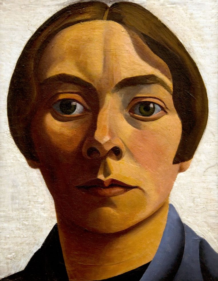 Zelfportret van de Nederlandse schilderes Charley Toorop (1928). Beeld Alamy Stock Photo