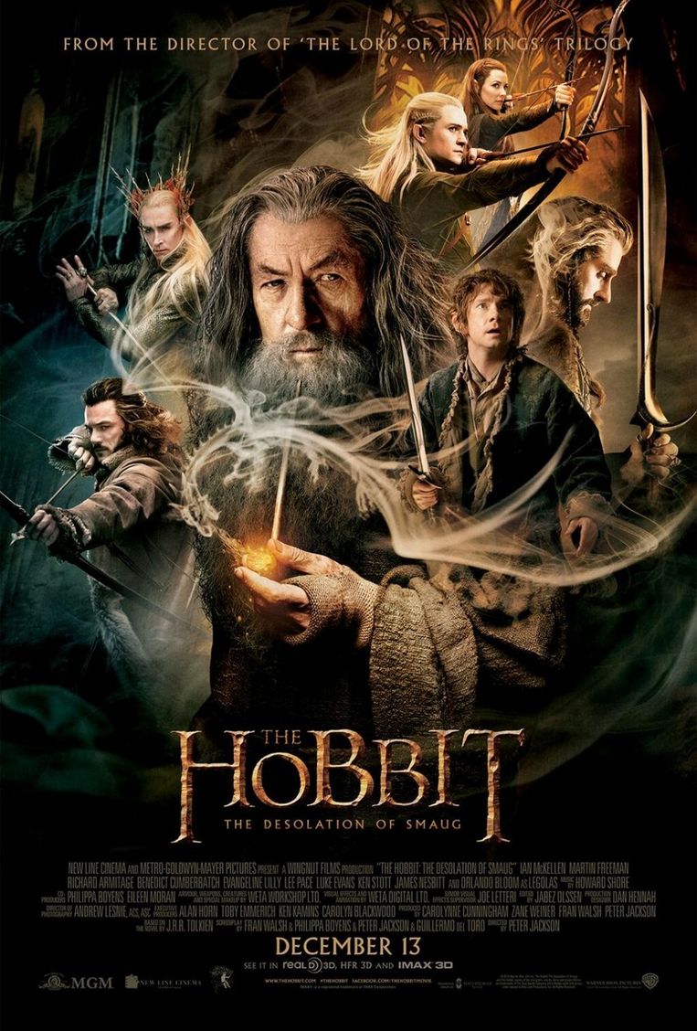 'The Hobbit: The Desolation of Smaug' Beeld Warner Brothers
