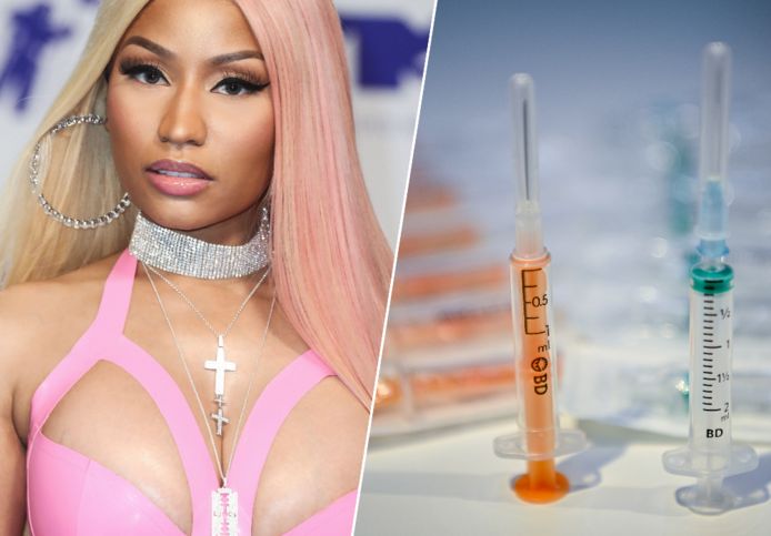 Nicki Minaj verspreidt vaccincomplottheorie