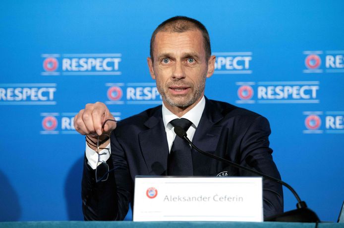 UEFA-voorzitter Aleksander Ceferin.