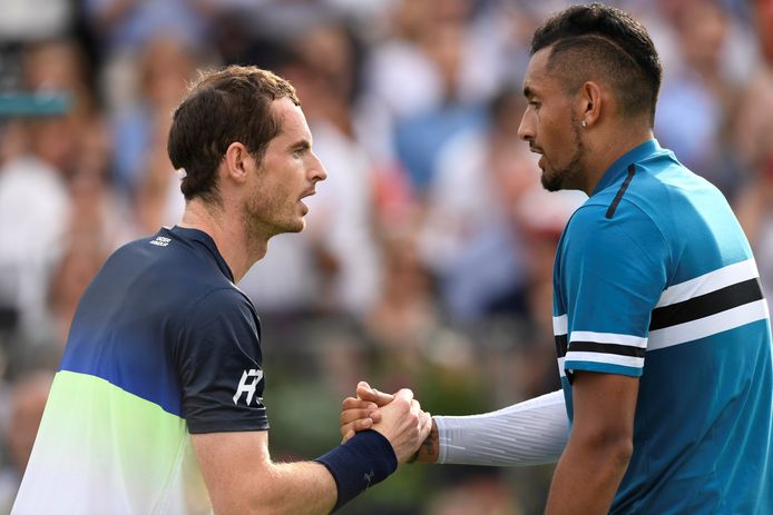 Andy Murray en Nick Kyrgios.