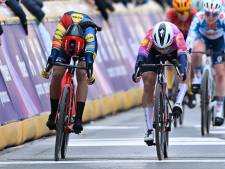 Lorena Wiebes wint Gent-Wevelgem met één banddikte verschil: 'Probeerde mezelf naar de finish te gooien’