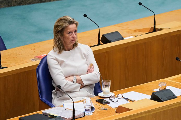 Minister Kajsa Ollongren van Wonen in een eerder debat.