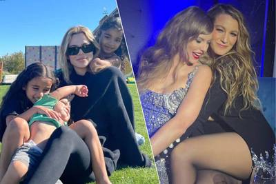 CELEB 24/7. Khloe Kardashian doet een poging tot een gezinsfoto en Blake Lively poseert met Taylor Swift