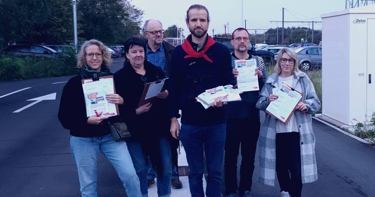 PVDA voert actie aan station Herentals “Parking betalend maken is niet