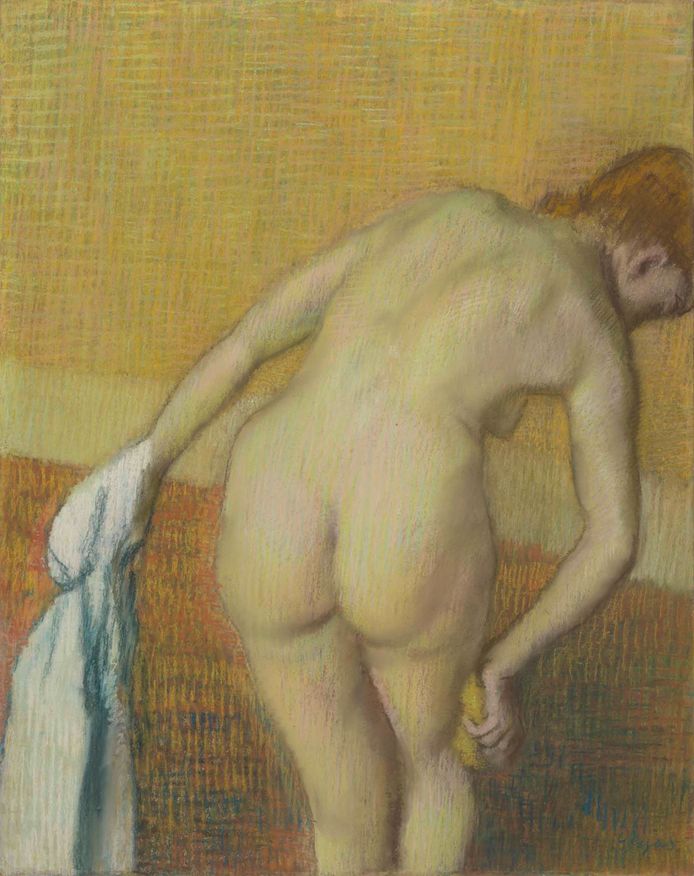 De Badende vrouw van Edgar Degas (1834-1917).