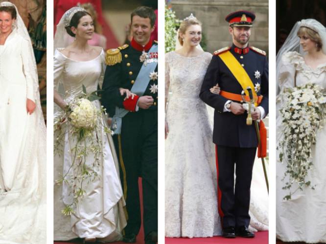Poll: Welke van deze tien koninklijke trouwjurken vind jij de mooiste?