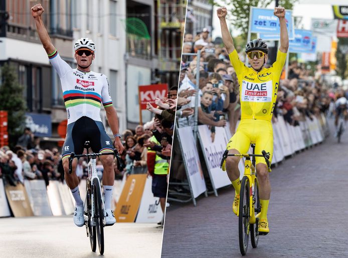 Mathieu van der Poel wint in Roeselare, Tadej Pogacar troeft Jasper