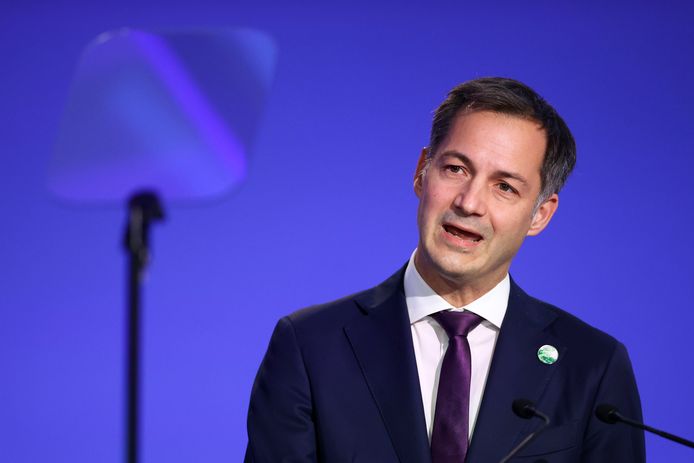 Alexander De Croo à la COP26 à Glasgow le 2 novembre dernier.