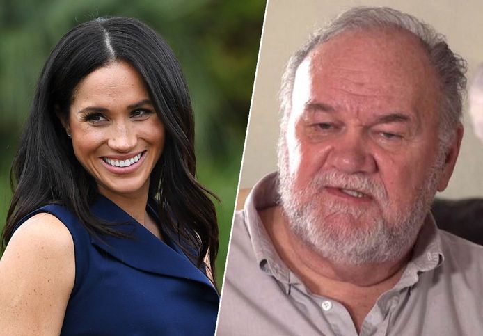 Meghan Markle en Thomas Markle.