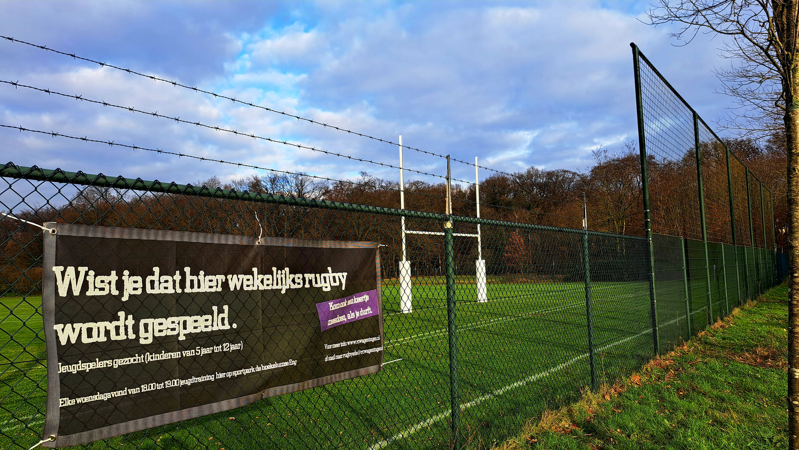 Echte rugbydoelen sieren nieuwe veld RC Wageningen in Ede-Zuid: ‘Hopen ...