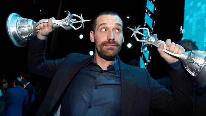 Otto-Jan Ham tijdens de Nacht van de Vlaamse Televisiesterren.