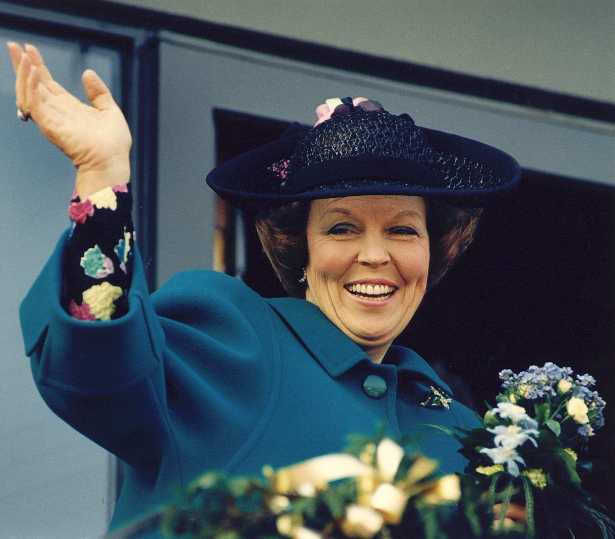 Beatrix in 1988, het jaar van haar ‘groene’ kersttoespraak. In die tijd werd de kerstrede alleen op de radio uitgezonden. Beeld ANP