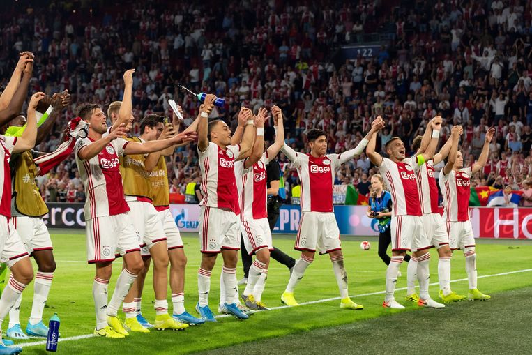 Ajax versloeg Apoel Nicosia woensdagavond in de Johan Cruijff Arena met 2-0.  Beeld BSR Agency