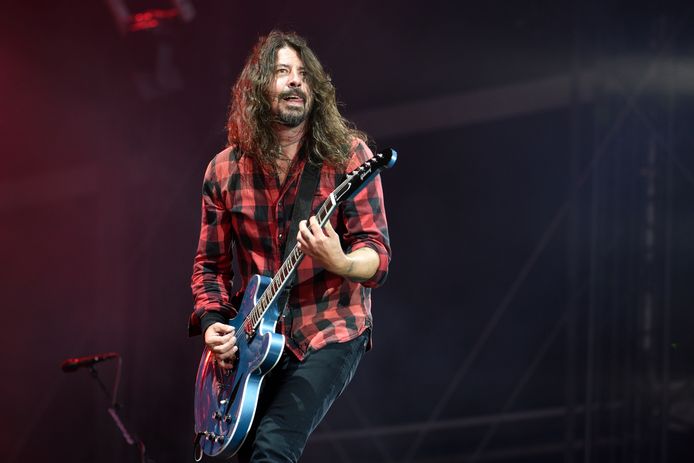 Dave Grohl van de Foo Fighters.