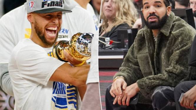 Van een gewaagde (en geslaagde) gok gesproken: rapper Drake houdt miljoen dollar over aan triomf van Curry en co in NBA