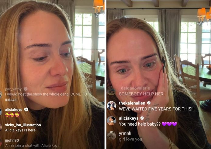 Pour son premier live stream sur Instagram, Adele a marqué le coup en dévoilant les premières secondes de son prochain single "Easy on me".