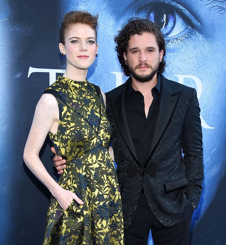 Rose Leslie en Kit Harington.