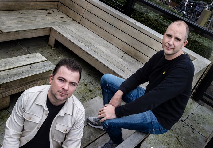 Jochem van Pelt (rechts) en Johan Dortmans, festivalorganisatoren Lakedance en FoH.
