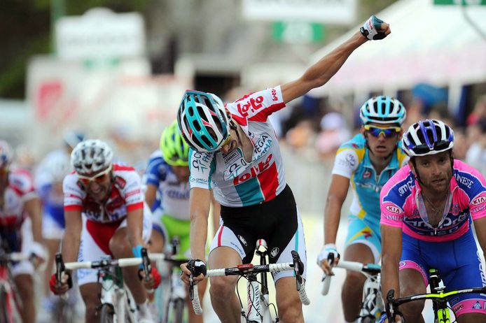 Bart De Clercq in de Ronde van Italië (2011).
