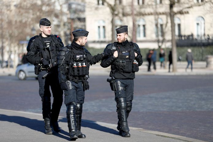 Franse gendarmes, foto ter illustratie.
