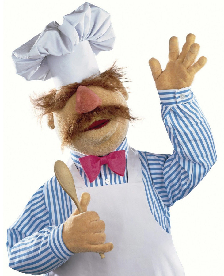 Zweeds is een toontaal en de Zweedse kok uit de Muppet Show sluit daar prima op aan.