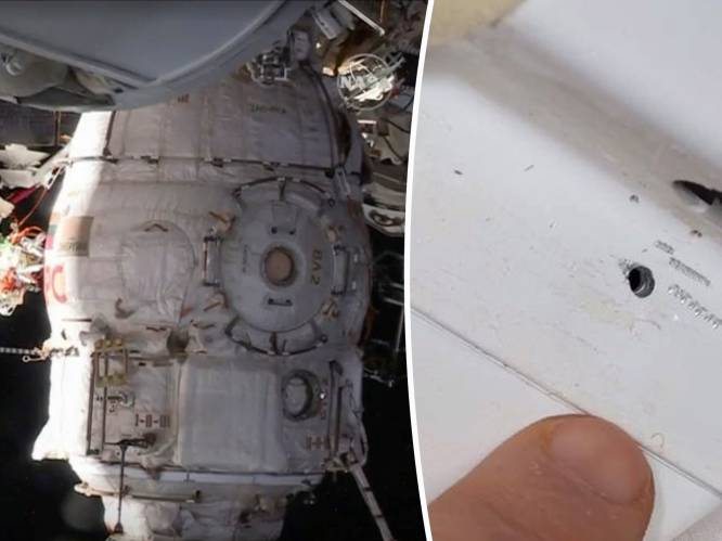 Mysterieus gaatje in capsule internationaal ruimtestation ISS blijkt van binnenuit geboord te zijn
