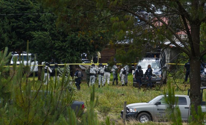 Bij de schietpartij tussen een drugsbende en de politie in Texcaltitlán in het zuiden van Mexico kwamen elf criminelen en een aap om het leven.