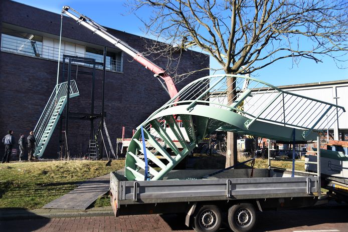 De Trap bij Het Nieuwe Instituut in Rotterdam neergezet.