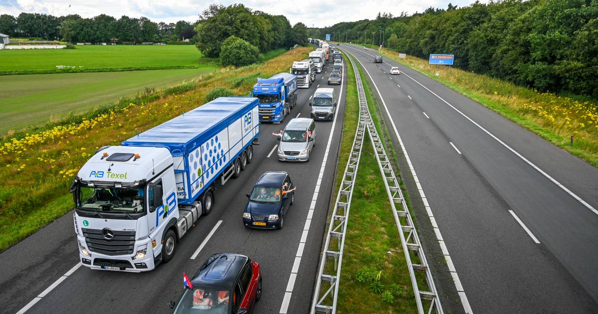 Grote Duitse grenscontrole houdt Oranjefans op: file op A77 bij Heijen