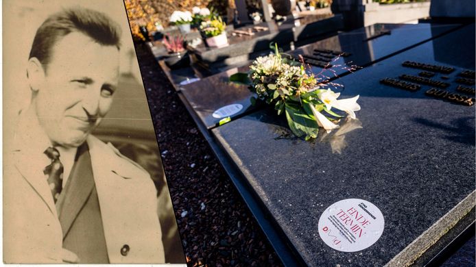 Het naamplaatsje van de gedenksteen van oud-burgemeester Herman Van den Hooff werd weggenomen. En ook de stickers met ‘einde termijn’ op graven stuiten op veel onbegrip.