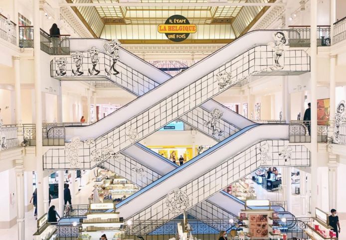 luxueuze warenhuis ter zet Belgische mode, en delicatessen in de kijker | Style | hln.be
