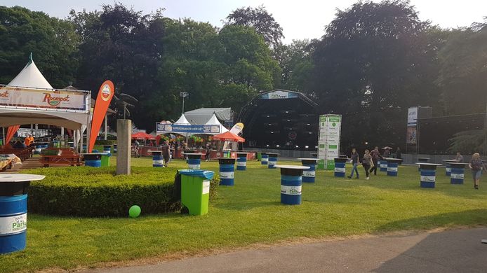 En was het in het Slotjespark nog rustig.