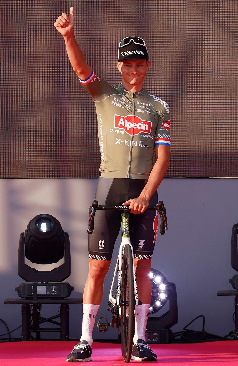 Mathieu van der Poel (Alpecin-Fenix). Beeld AFP