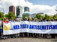Een demonstratie in Den Haag tegen antisemitisme.