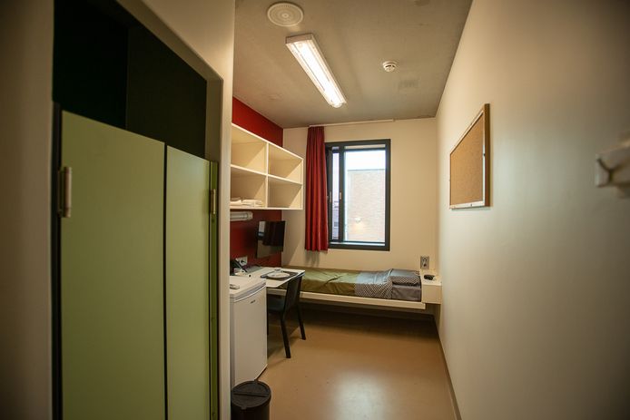 Une cellule à la prison de Haren.