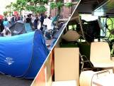 Ravage in UvA-gebouw, tenten bij universiteit Groningen